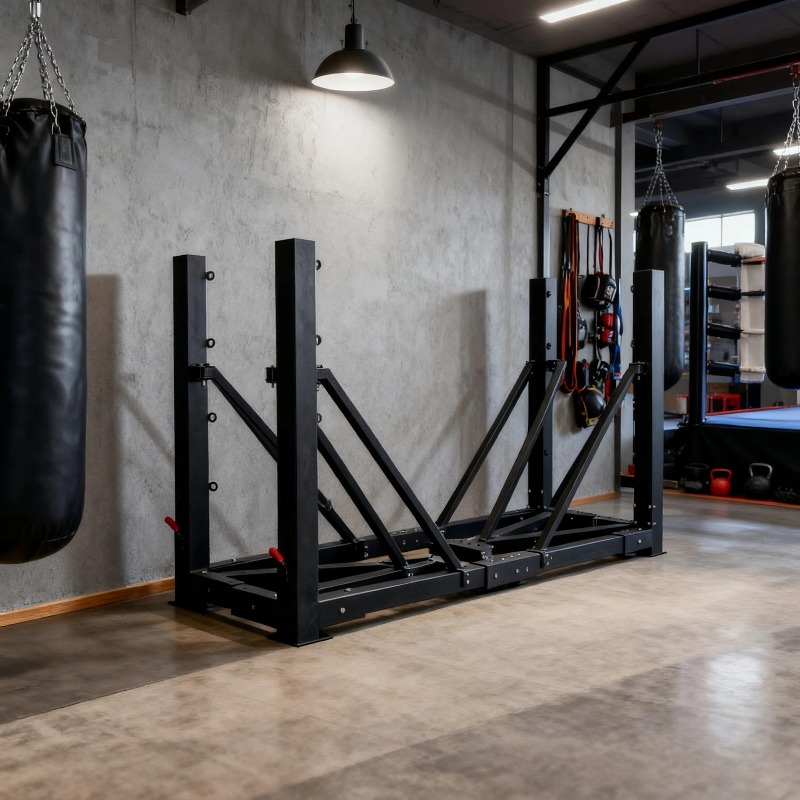 Home Gym Equipment Set - Складной боксерский ринг-комплект: компактное оборудование для