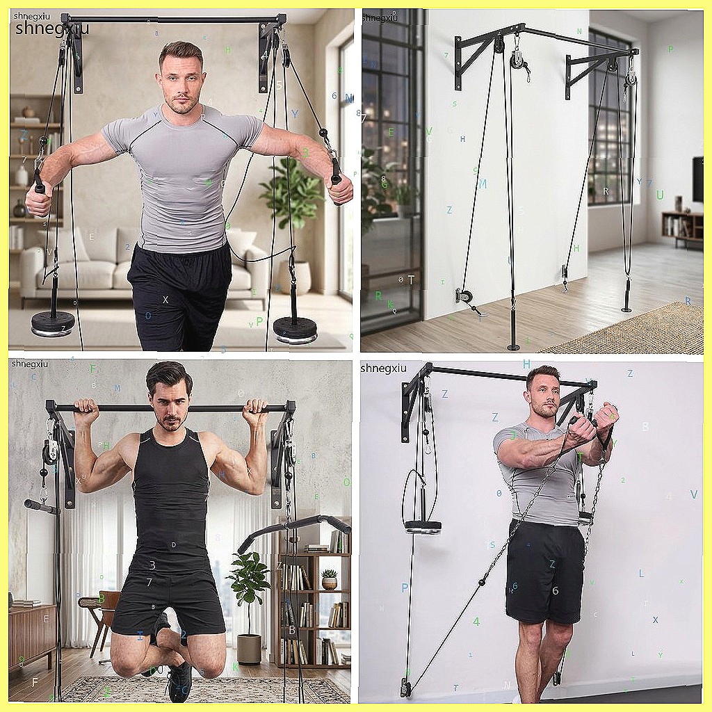 Home Gym Equipment Diy - Настенная система блоков-роликов для самостоятельных тренировок