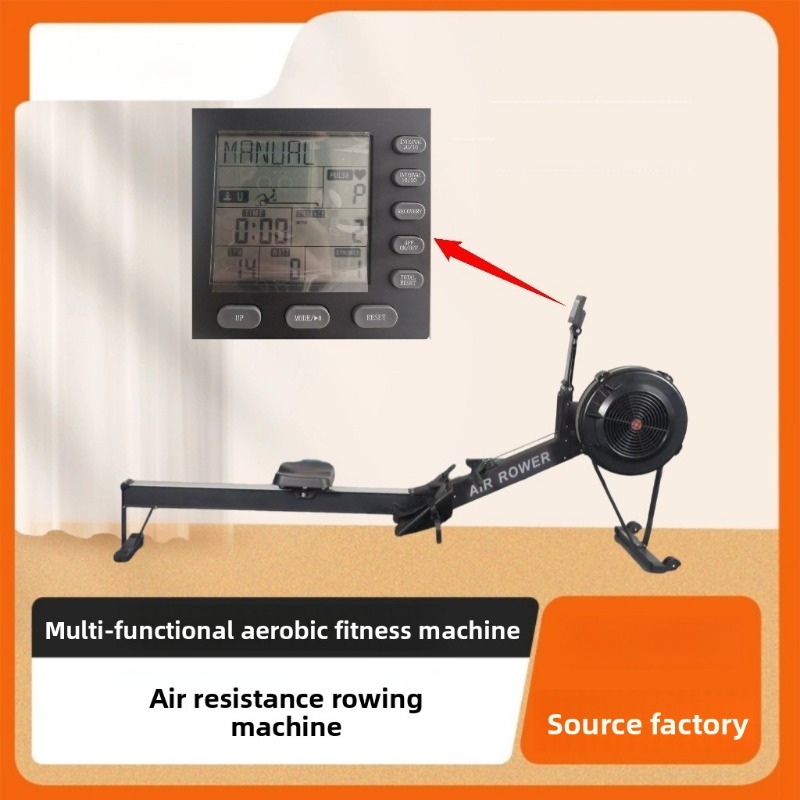 Home Gym Rowing Machine - Складной гребной тренажер с воздушным сопротивлением,