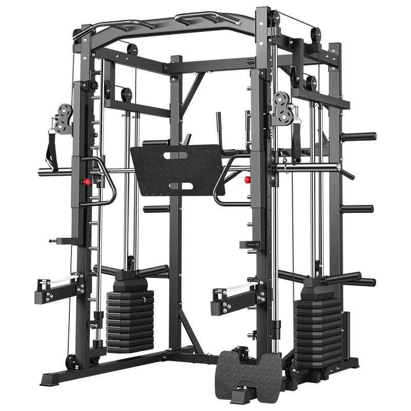 Home Gym Cable Machine - Многофункциональный силовой тренажер Smith Machine: Профессиональное