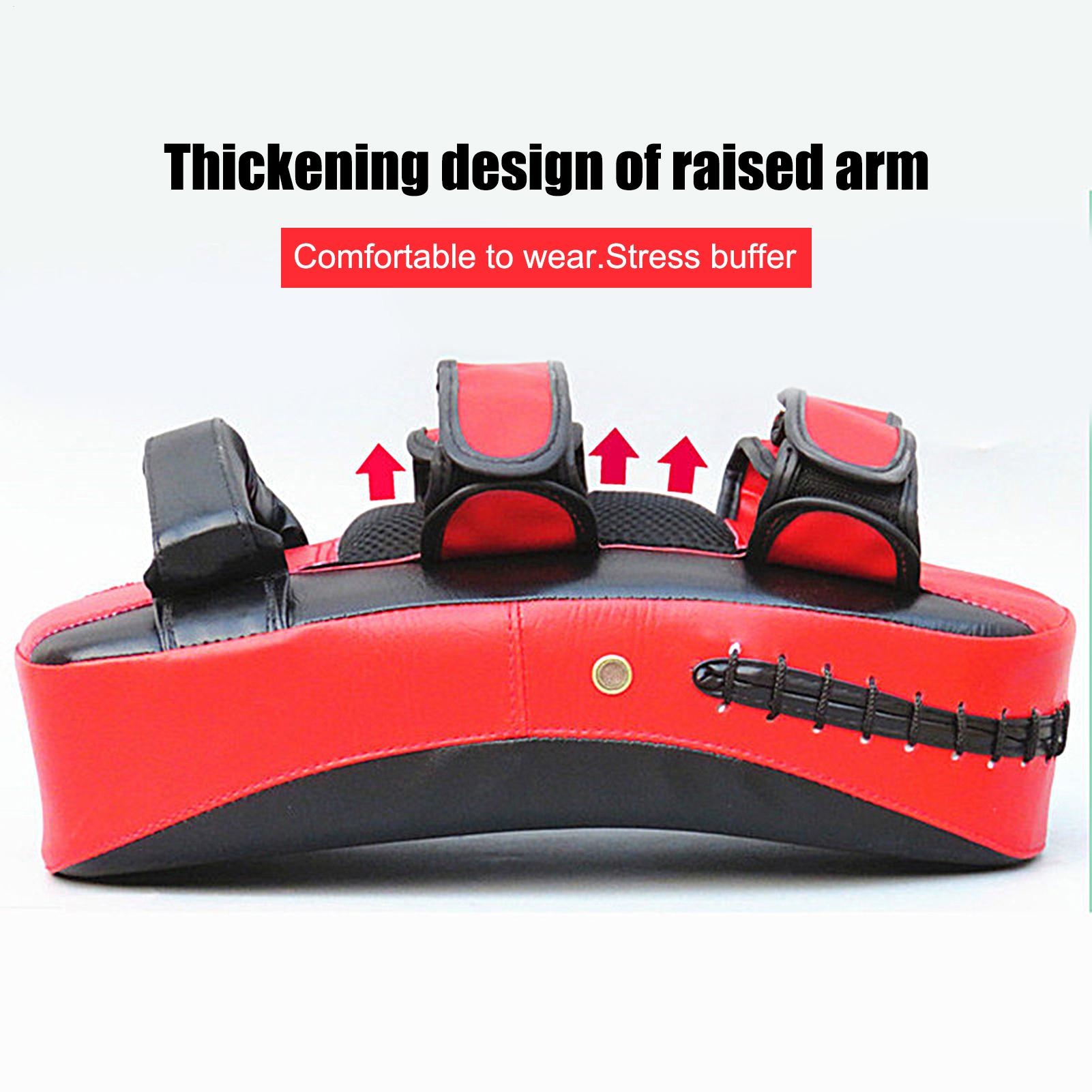Home Gym Gym Equipment - Боксерские лапы из искусственной кожи, изогнутые,