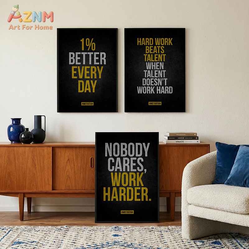 Home Gym Quotes - Мотивационная цитата AZNM, настенное искусство на