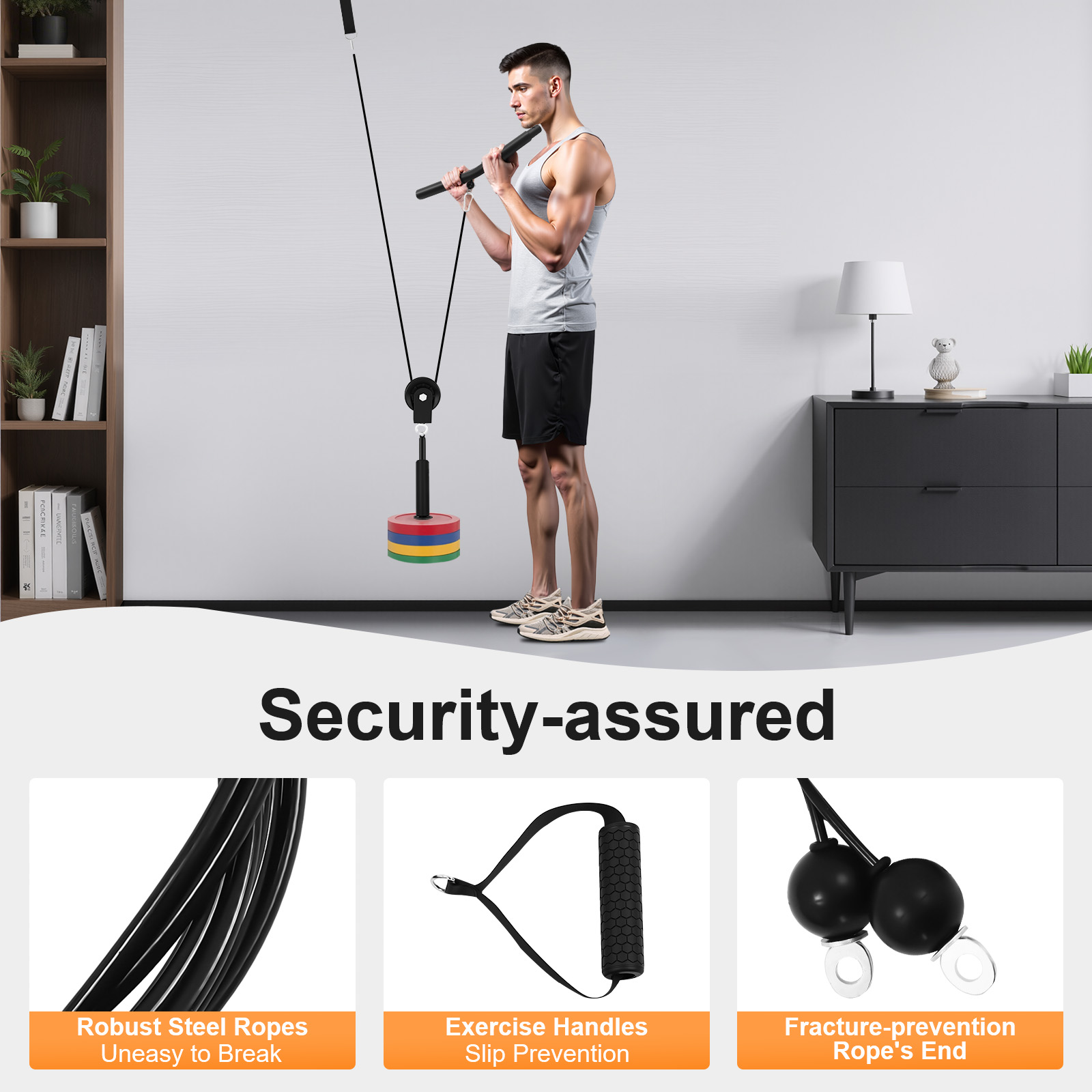 Home Gym Cable Machine - Тренажер для подтягиваний с кабелем 120