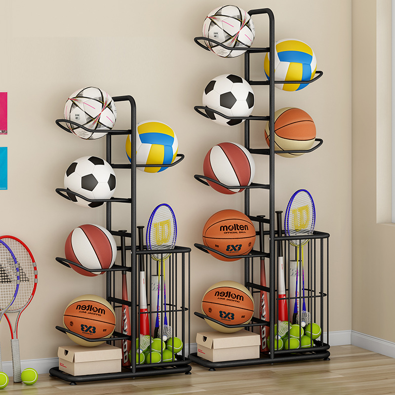 Home Gym Organization - Стойка для хранения спортивных мячей: баскетбольных,
