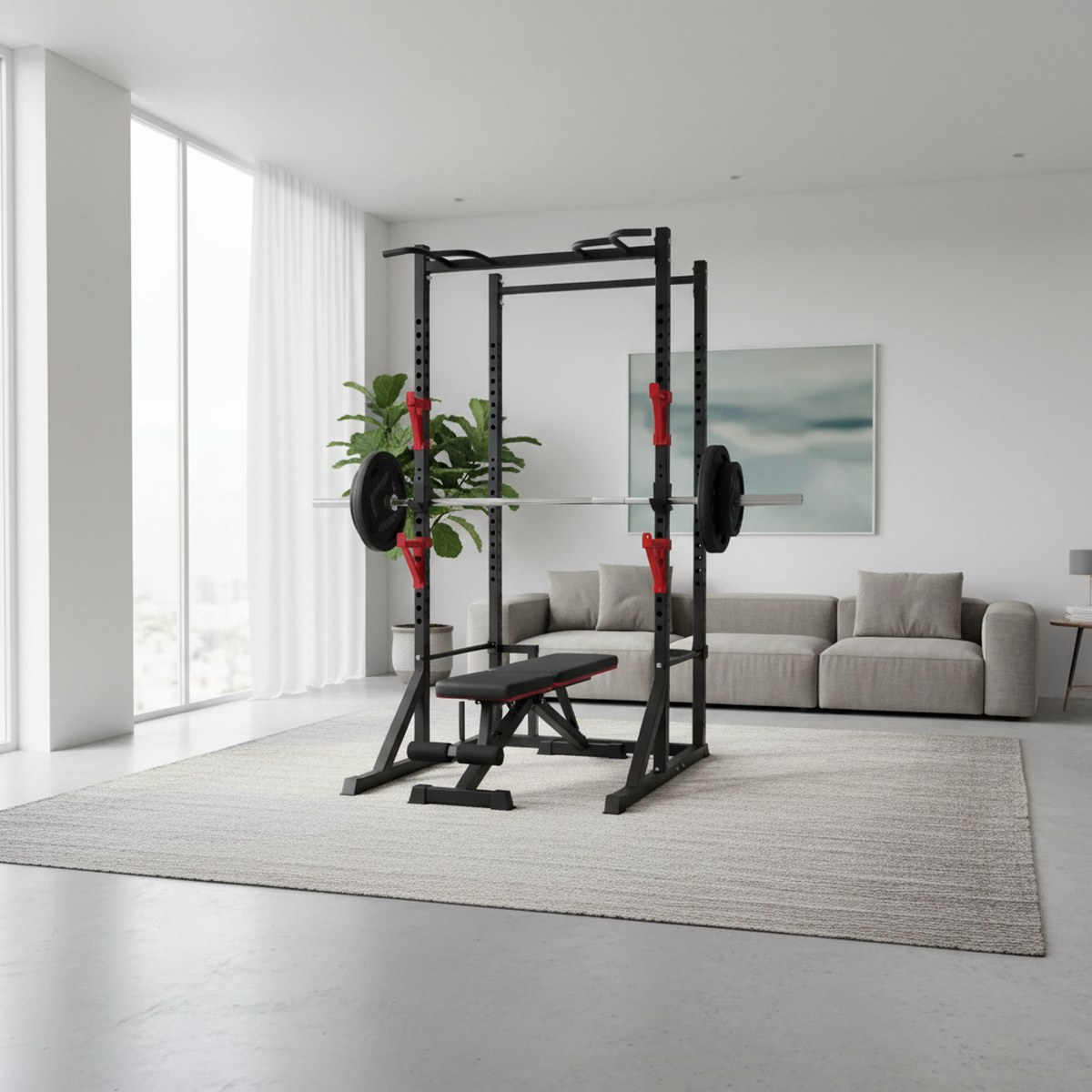 Регулируемая силовая стойка с  – обзор и цена Home Gym Gym Equipment