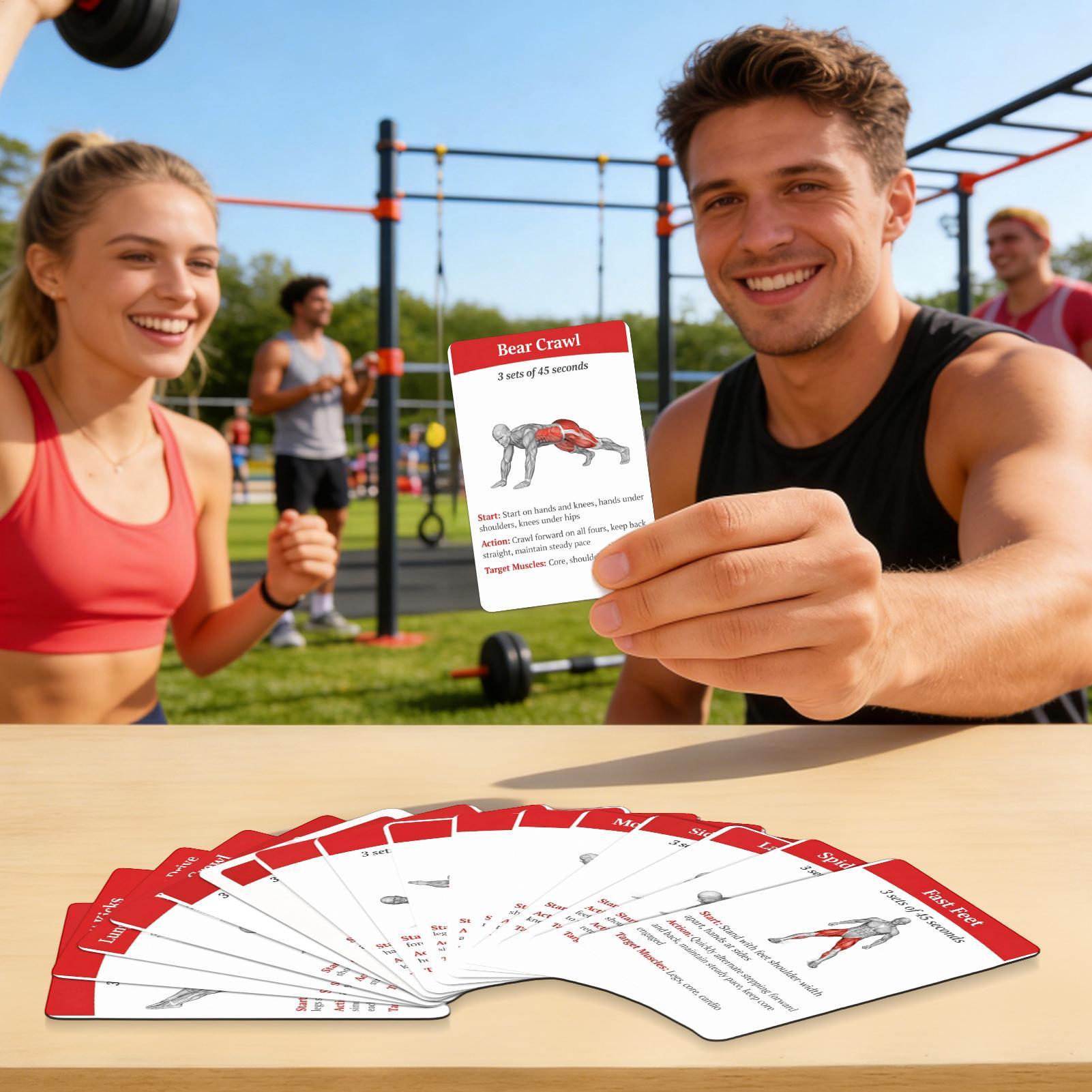 Карточки для тренировок, набор – обзор и цена Home Gym Equipment Set