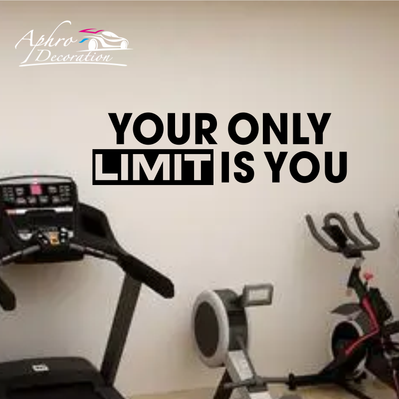 Наклейка на стену для трениров – обзор и цена Home Gym Quotes
