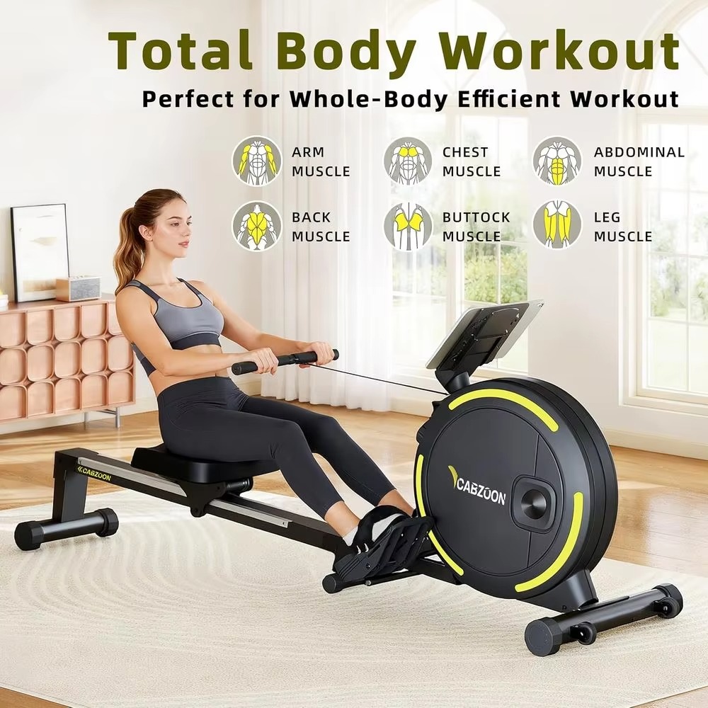 Бесшумный магнитный гребной тр – обзор и цена Home Gym Rowing Machine