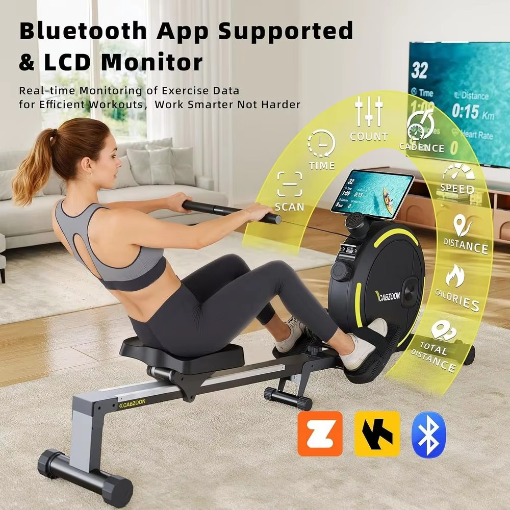 Бесшумный магнитный гребной тр – обзор и цена Home Gym Rowing Machine