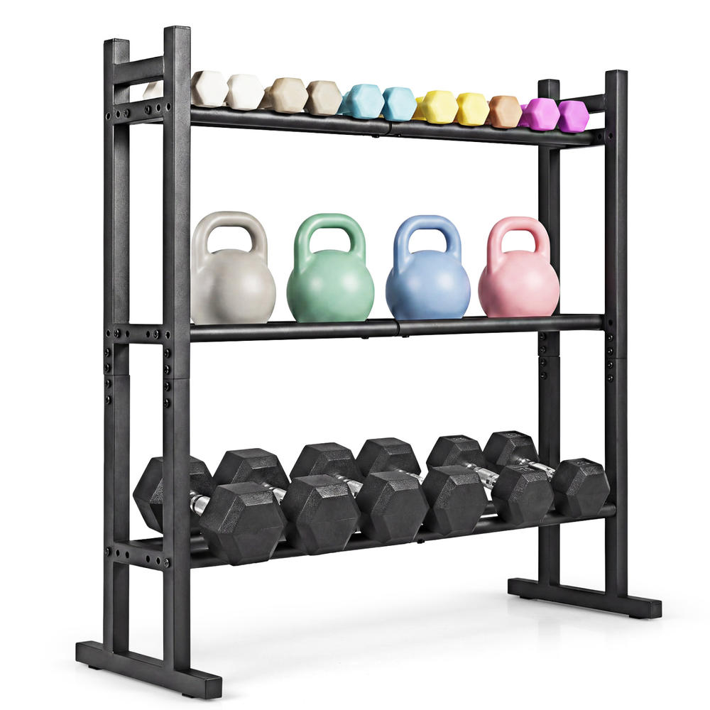 Усиленная 3-ярусная стойка для – обзор и цена Home Gym Gym Equipment