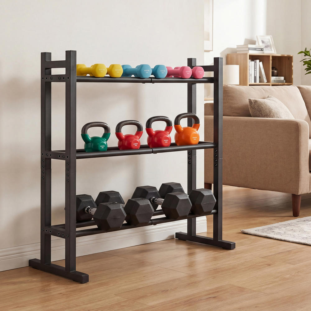 Усиленная 3-ярусная стойка для – обзор и цена Home Gym Gym Equipment