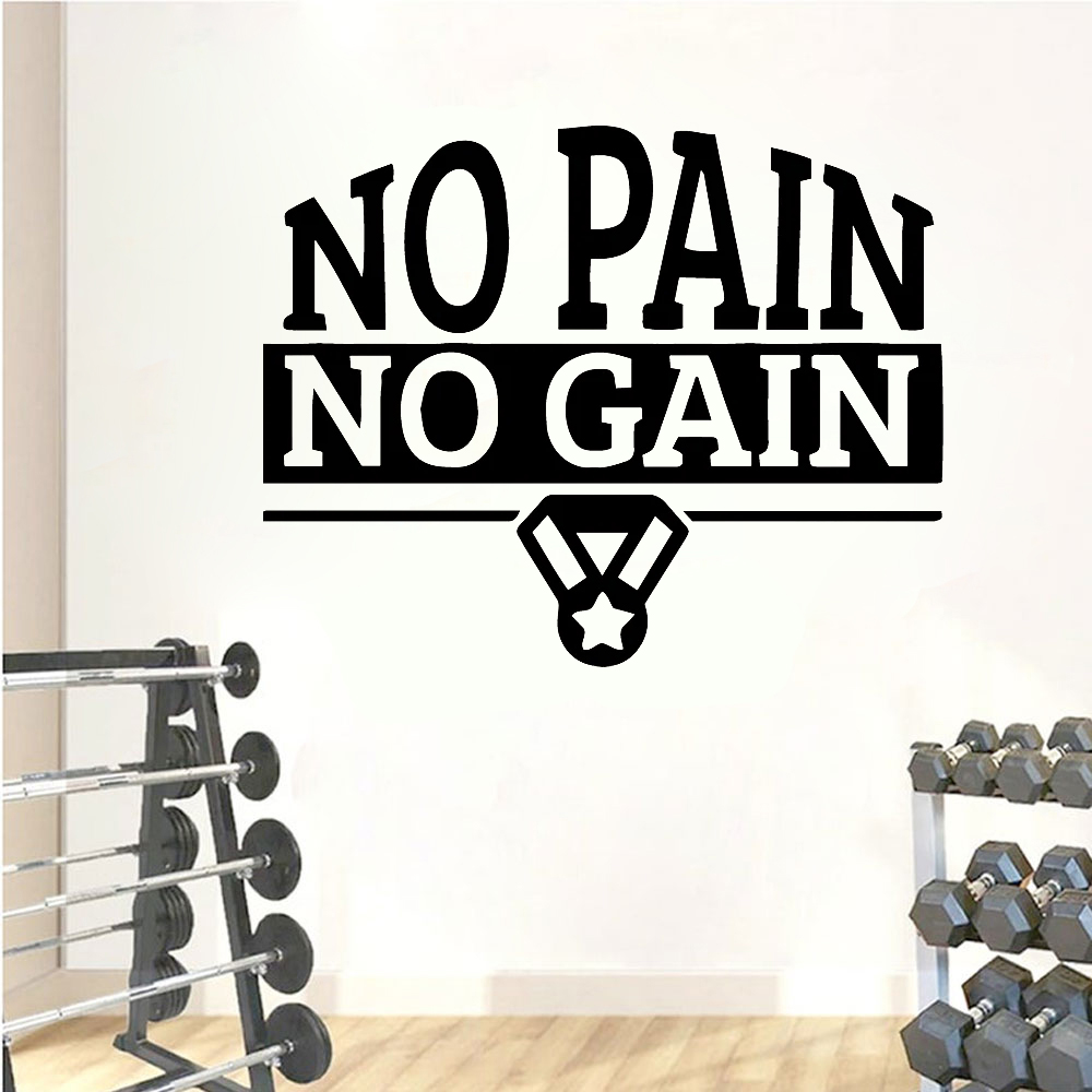 Наклейки на стену для спортзал – обзор и цена Home Gym Quotes
